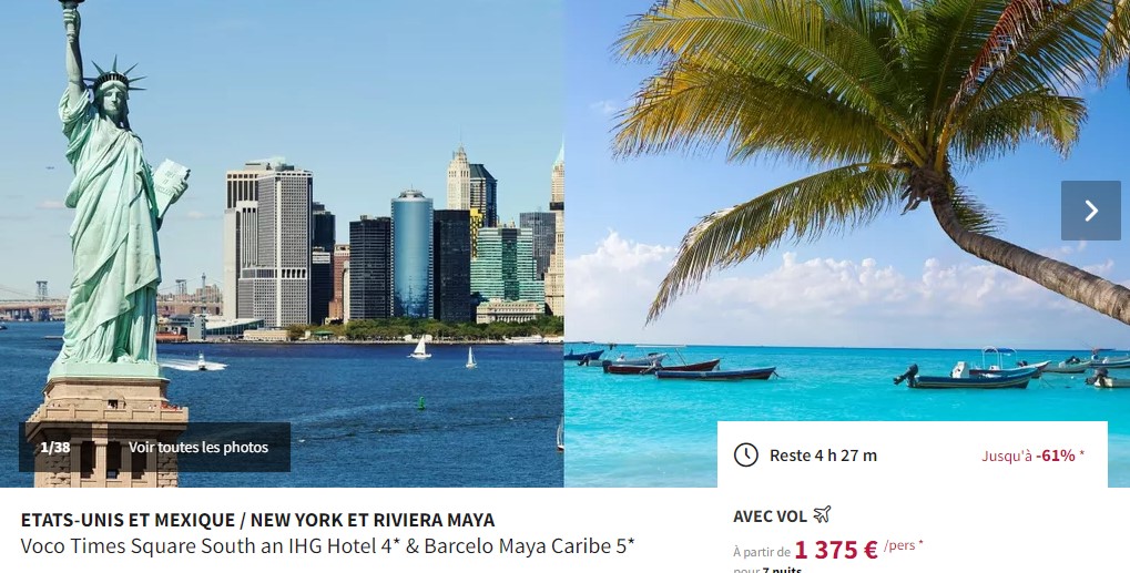 sejour pas cher riviera maya