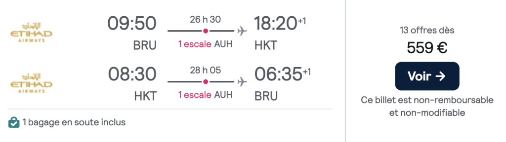 vol phuket pas cher