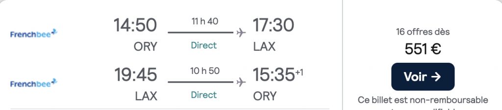 last minute los angeles pas cher